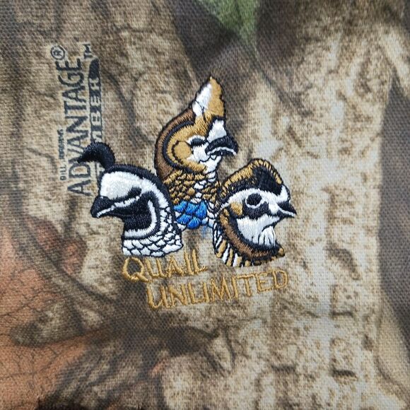Quails Unlimited Camo Hunting Vest XL Dove, Quail, Pheasant - Picture 5 of 11